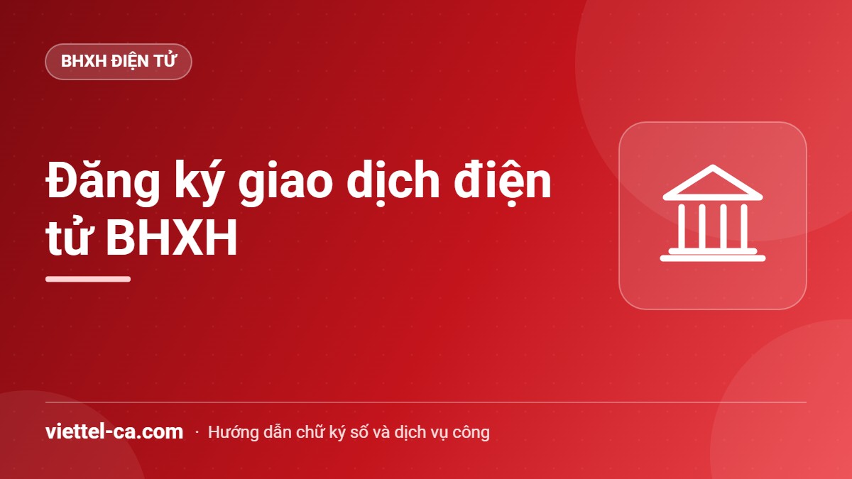 Đăng ký giao dịch điện tử BHXH cho tổ chức Kế toán doanh nghiệp đăng ký giao dịch điện tử BHXH bằng USB Token trên máy tính