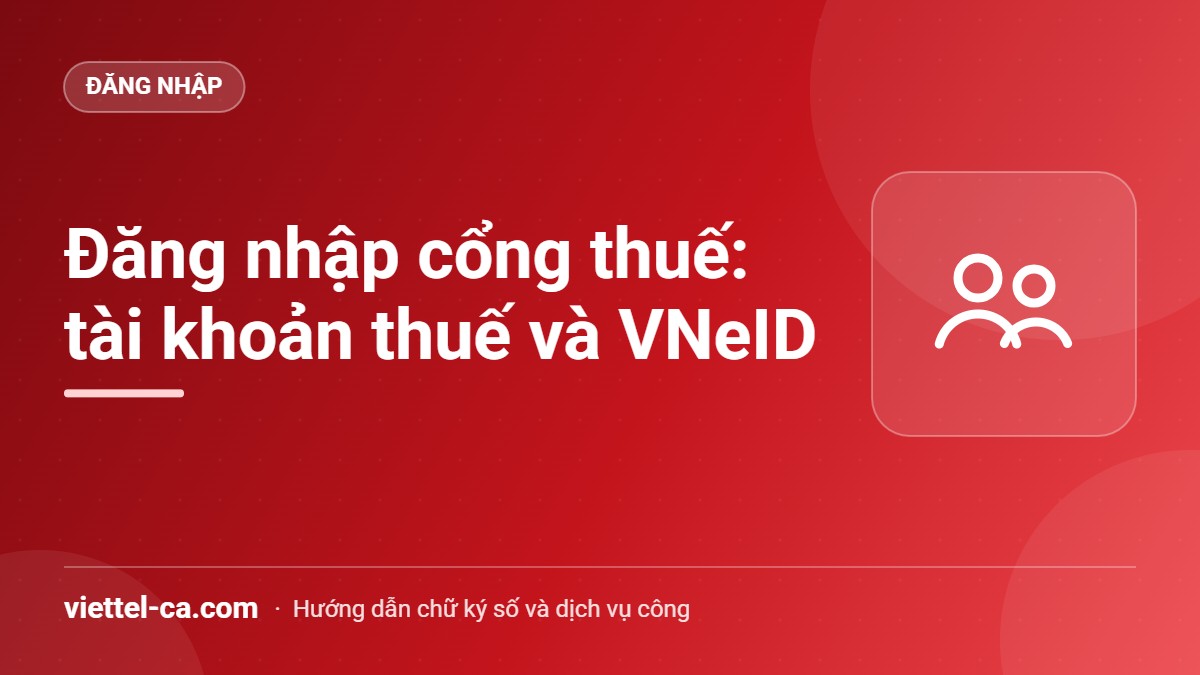 Đăng nhập dichvucong.gdt.gov.vn cho doanh nghiệp Trang đăng nhập Cổng dịch vụ công thuế với lựa chọn tài khoản thuế điện tử và định danh điện tử
